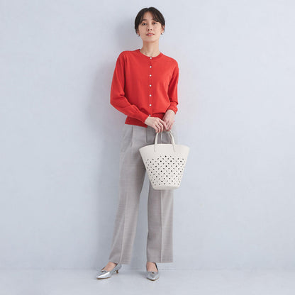 ドラキー クルーネック ニット カーディガン