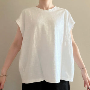 キャップスリーブボックスTシャツ