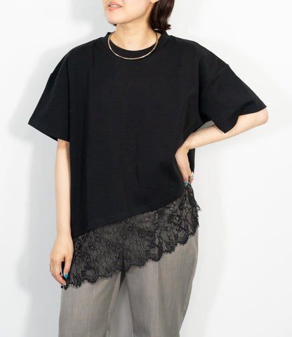 レースドッキングTシャツ