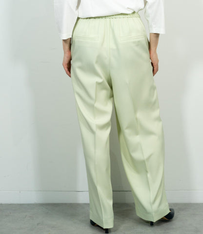 センタープレスセミワイドパンツ