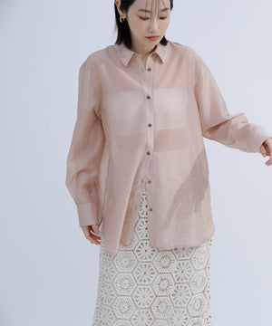 シアーオーバーシャツ