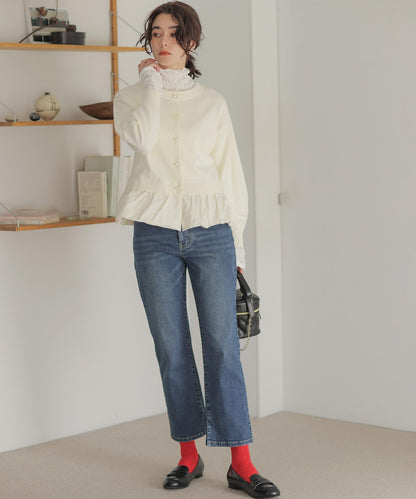 ミッドデニム パンツ