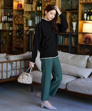 キルティング巾着ショルダーバッグ