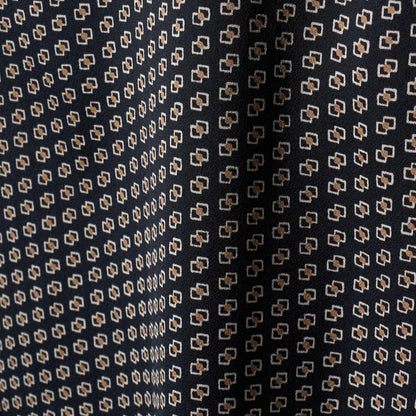 バック サテン Vネック ロングスリーブ ブラウス ‐ウォッシャブル‐