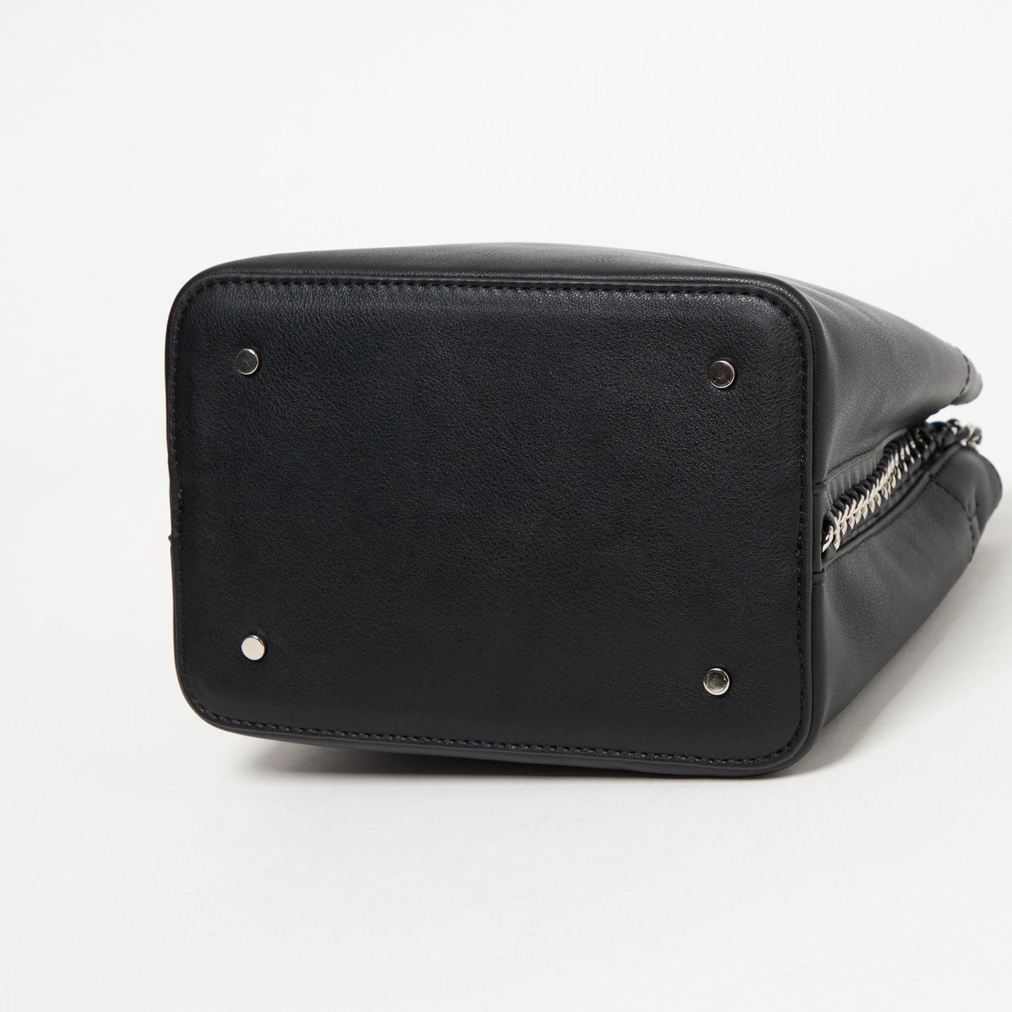 チェーンハンドル 2WAY スクエアバッグ ショルダーバッグ