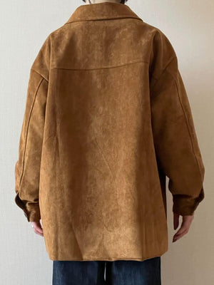 スエードライクオーバージャケット