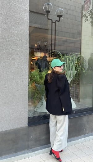 コーデュロイベースボールキャップ