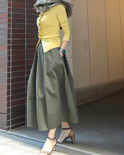 バルーンコットンスカート