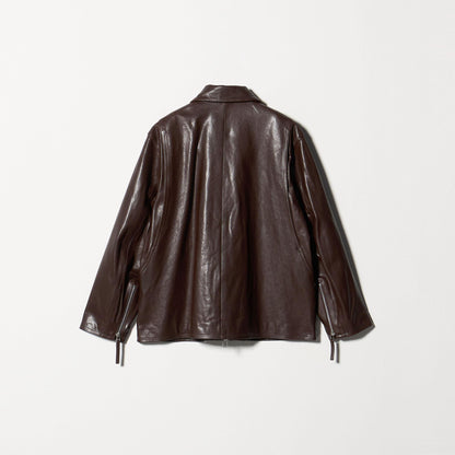 シープレザー フロントジップ ジャケット
