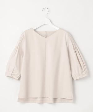 スムースデザイン パフスリーブ カットソー