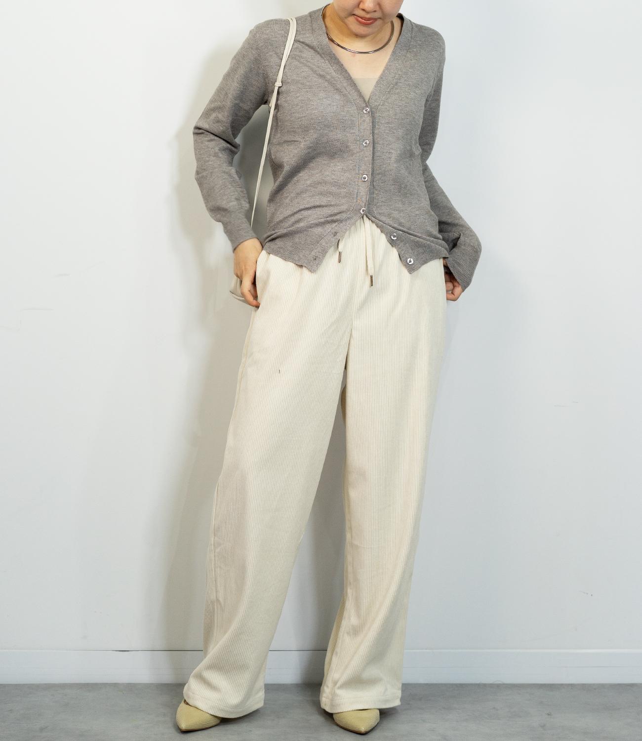 ソフトタッチVネックニットカーディガン