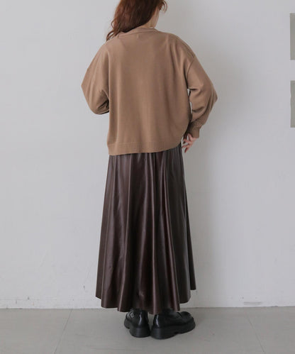 メッセージ刺繍カーディガン