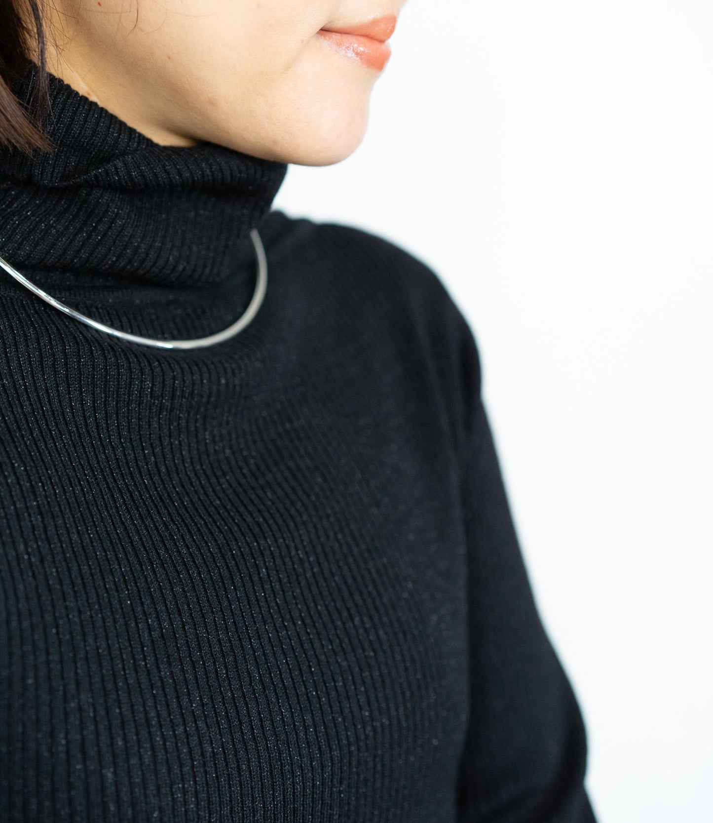 ラメタートルスリムニット