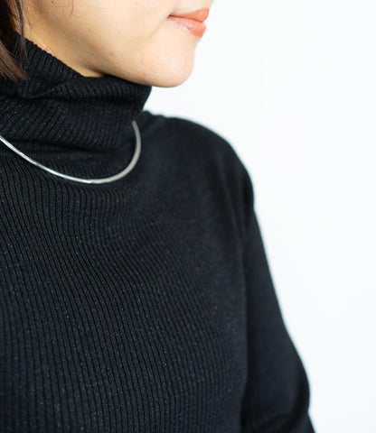 ラメタートルスリムニット