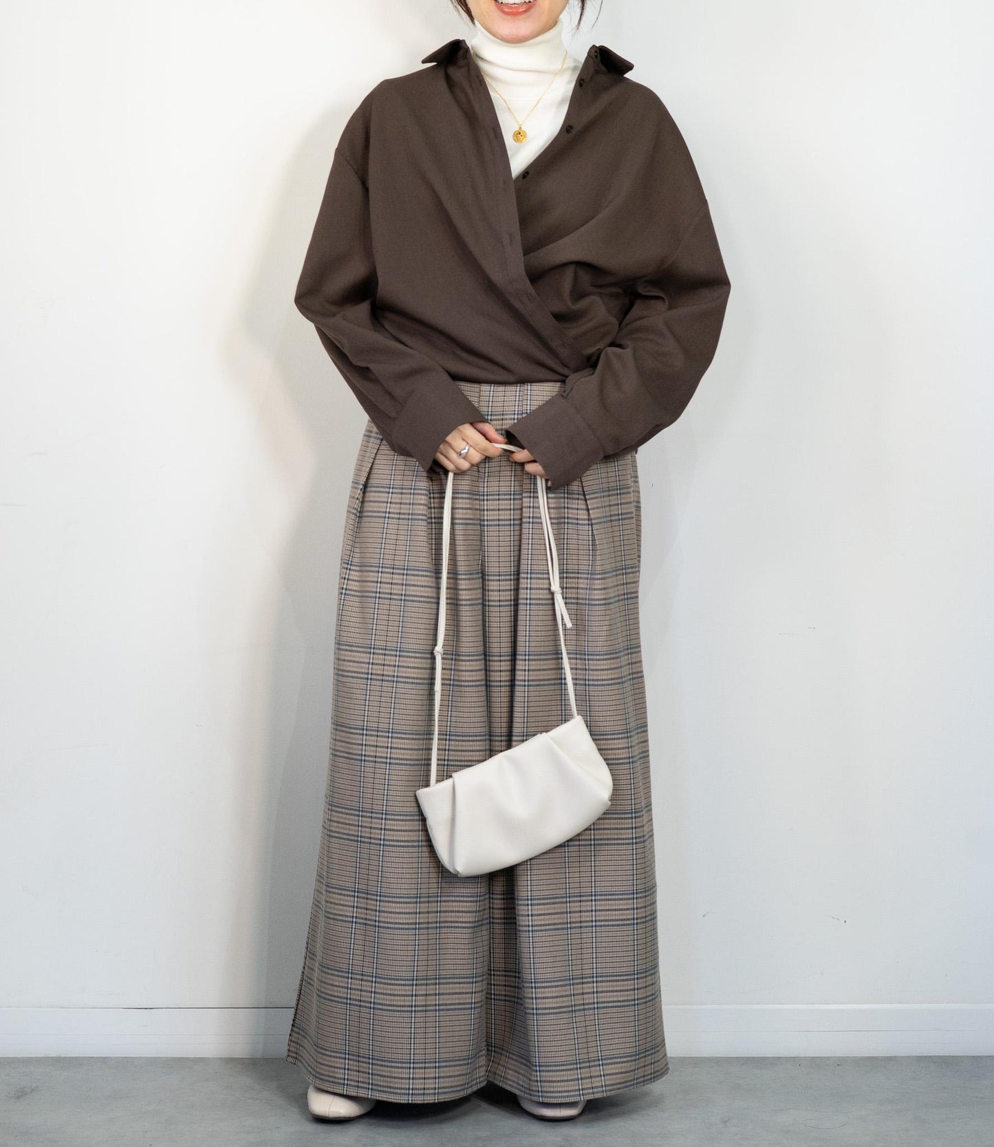 カシュクールマニッシュシャツ