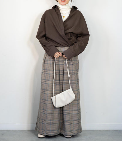 カシュクールマニッシュシャツ
