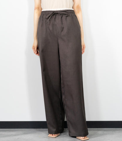 バイカラーダブルウエストパンツ