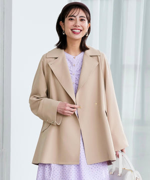 エレカジストレッチミドルトレンチ コート