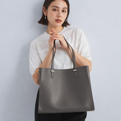 【WEB限定】ワンポイント シンプル トートバッグ（ソフトPCバッグ付） / A4 / 通勤