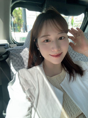 パールチェーンピアス