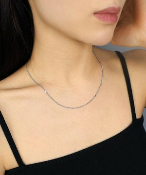 オーバルチェーンツインネックレス