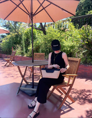 ストローワイドショルダーバッグ