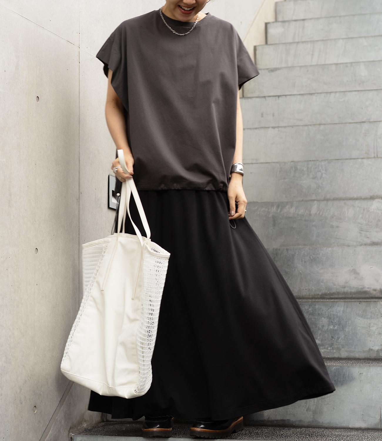 ドロストオーバーフレンチスリーブカットソー