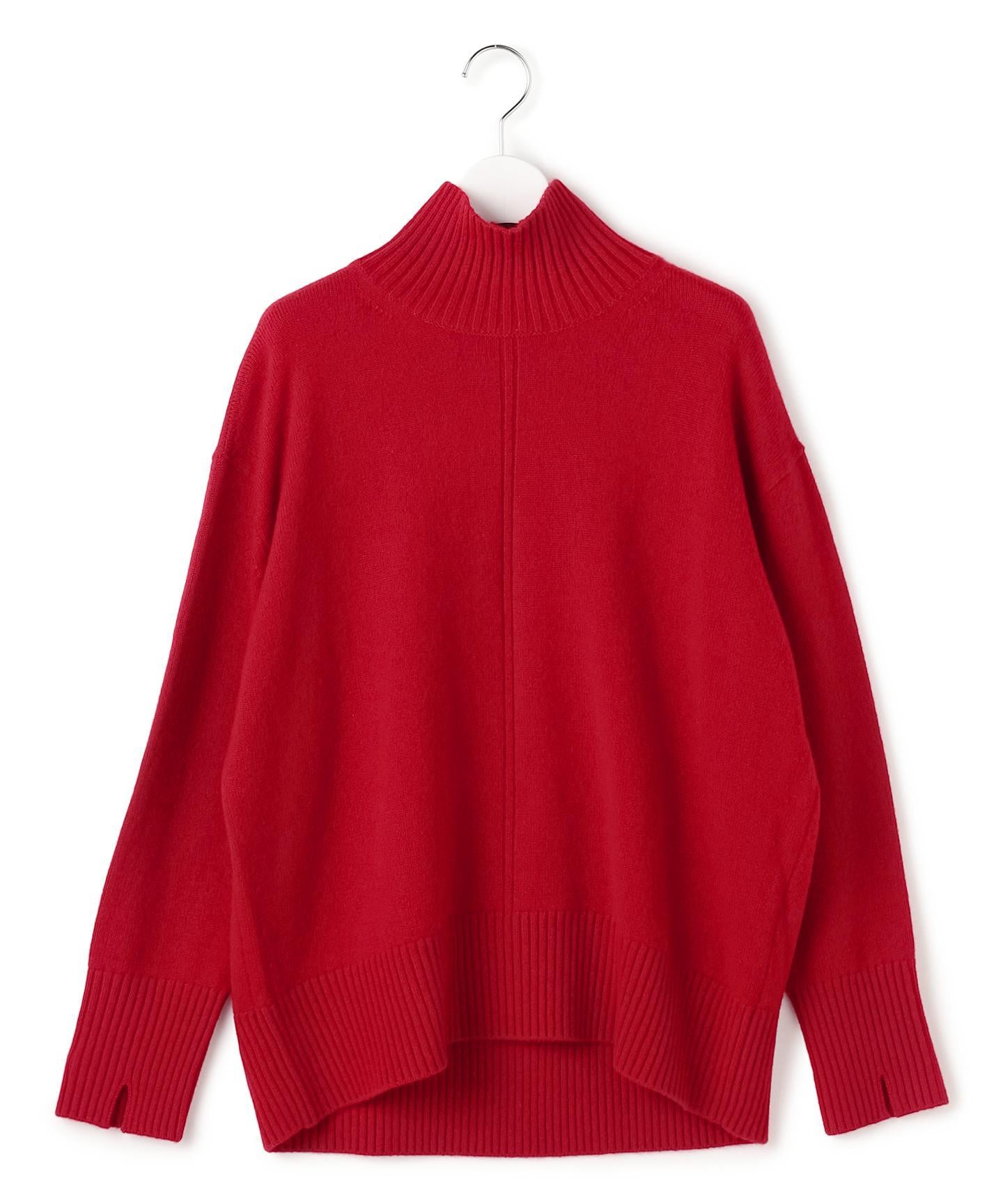 ソフトカシミヤミックス ハイネックニット