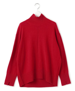 ソフトカシミヤミックス ハイネックニット