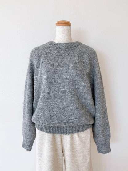 アルパカウールシンプルニット