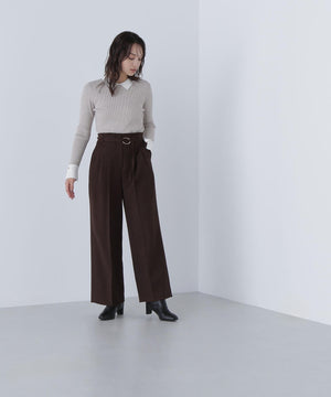 ダブルベルトワイドパンツII