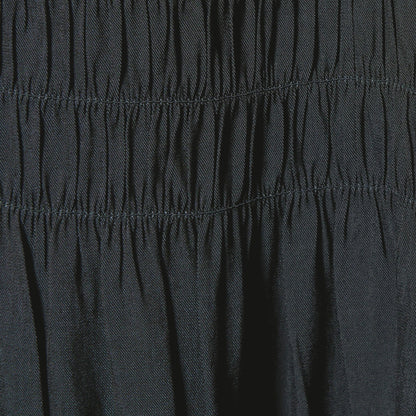 【WEB限定】シャーリング キリカエ フレアスカート