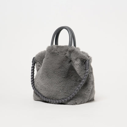 フェイクファー2WAY トートバッグ / ショルダーバッグ