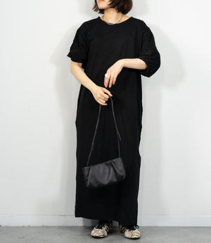 コクーンスリーブストレートワンピース