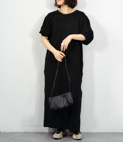 コクーンスリーブストレートワンピース