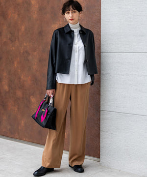 スエーディーサテン ワイド パンツ