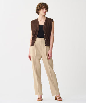 シアーニット ノースリーブベスト