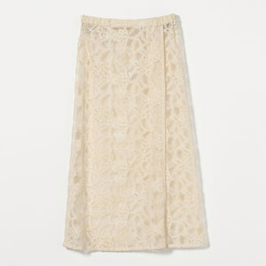 レース レイヤード スカート