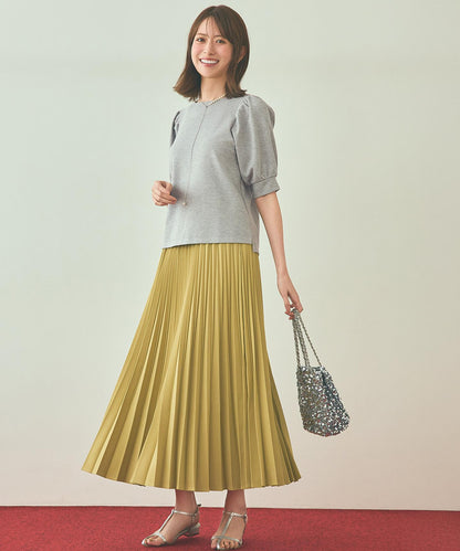 ウーステッドエステル  プリーツスカート