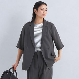 エアシカル ショート スリーブ ジャケット -マシンウォッシャブル・ストレッチ・UVカット-