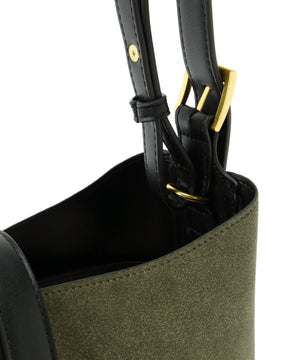 スウェードコンビワンショルダーバッグ