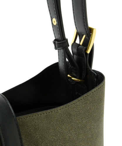 スウェードコンビワンショルダーバッグ