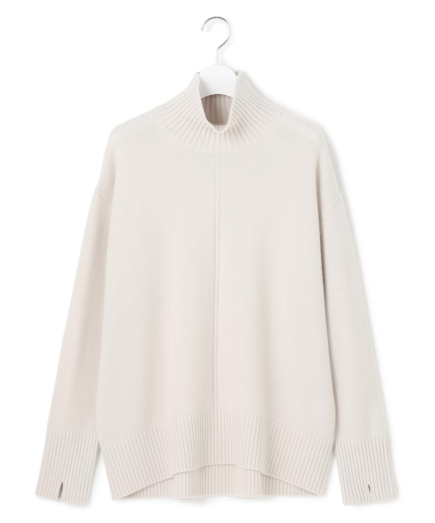 ソフトカシミヤミックス ハイネックニット