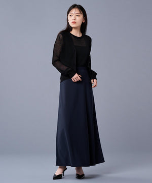 シアー リブ ノースリーブ ニット（uncrave STANDARD）