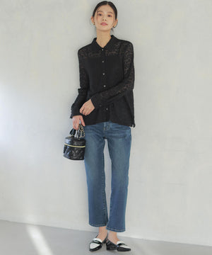 ミッドデニム パンツ