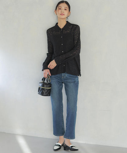 ミッドデニム パンツ