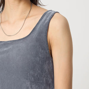 シアー フロッキー タンクトップ