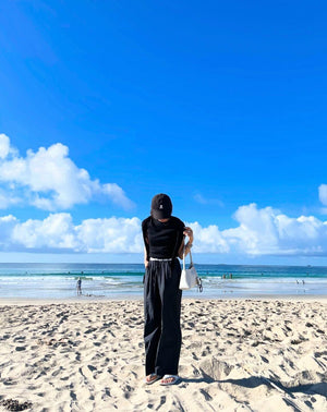 ポーチ付きメッシュショルダーバッグ