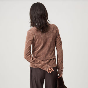 シアー フロッキー タンクトップ