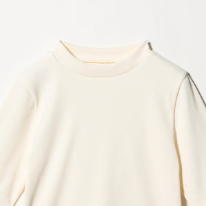 ニットライク モックネック カットソー